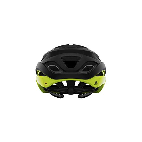 Giro Helios Spherical Casco, Hombre, Matte Black Fade/Highlight Yellow, S