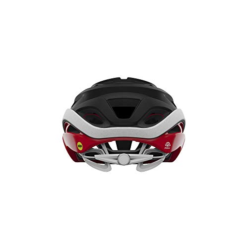 Giro Helios Spherical - Casco para Hombre, Color Negro y Rojo, Talla L