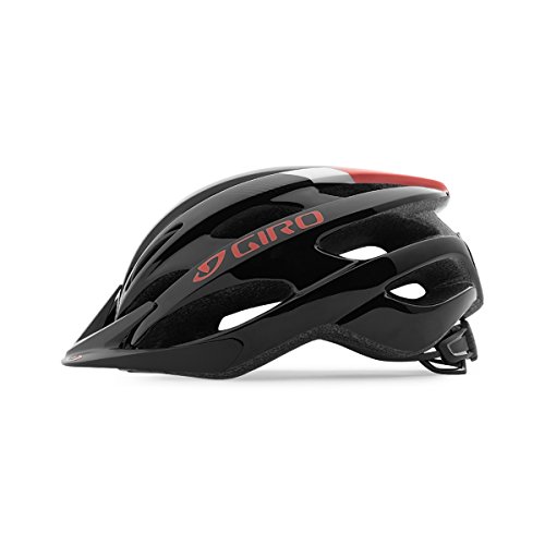 Giro Nine Casco de Bicicleta, Unisex Adulto, Negro/Rojo Brillante/Verde, Uni 54-61cm