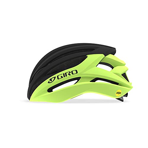 Giro Syntax MIPS Casco de Carretera, Unisex, Amarillo/Negro, S