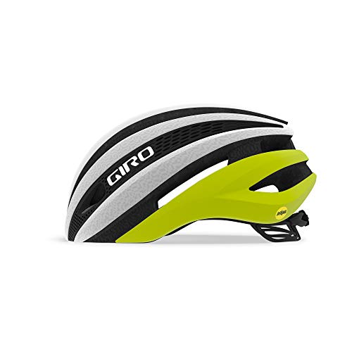 Giro Synthe MIPS Casco de Carretera, Unisex, Citron/Blanco, S