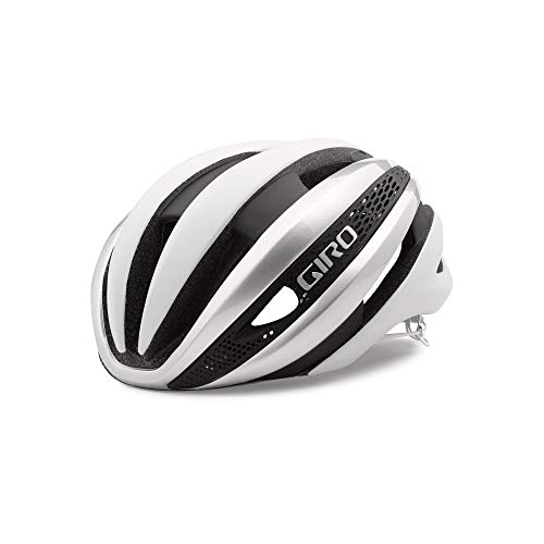 Giro Synthe MIPS – Casco, Todo el año, Unisex, Color Blanco - Blanco/Plateado, tamaño Small