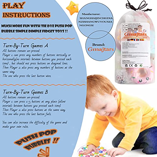 Gmajtars Fidget Sensory Toy Pack, Sensory Fidget Bubble Toys Set de Juguetes Sensorial Burbujas Antiestrés Fillet Fifget Figet Figettoy Toy Mochis Pelotas Box Niños Adultos Regalo Navidad Cumpleaños