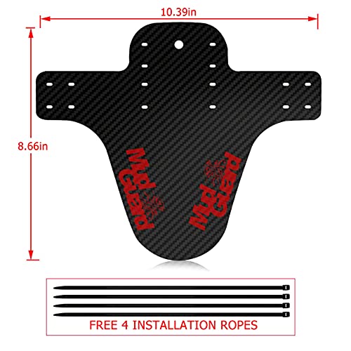 goldmiky Guardabarros Delantero y Trasero,Guardabarros Bicicleta Montaña,Guardabarros 2Pcs Guardabarros para de Bicicletas de 16"a 29" Pulgadas