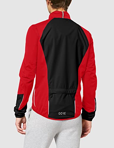 GORE WEAR C5 Chaqueta de ciclismo de hombre GORE-TEX, L, rojo/negro