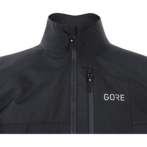 GORE WEAR Chaqueta de ciclismo Spirit para hombre, GORE-TEX INFINIUM, M, Negro