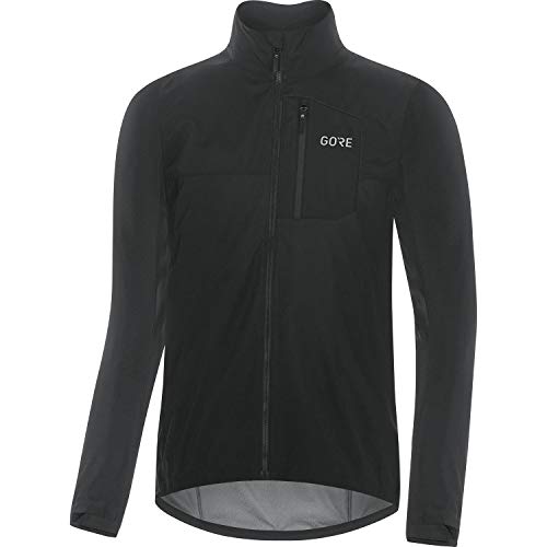 GORE WEAR Chaqueta de ciclismo Spirit para hombre, GORE-TEX INFINIUM, M, Negro