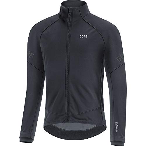 GORE WEAR Chaqueta térmica de ciclismo para hombre, C3, GORE-TEX INFINIUM, L, Negro