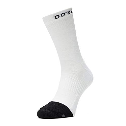 GORE WEAR M Thermo calcetines unisex, Talla: 38-40, Color: blanco/negro