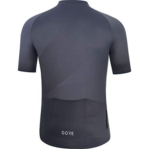 GORE WEAR Maillot de manga corta Fade para hombre, S, Azul grisáceo/Negro