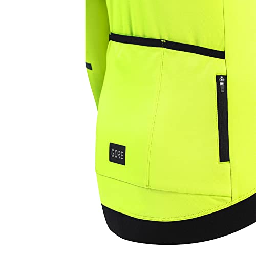 GORE WEAR Progress Thermo Jersey para mujer, Tejidos Seleccionados GORE , 40, Neon Yellow (Amarillo neón)