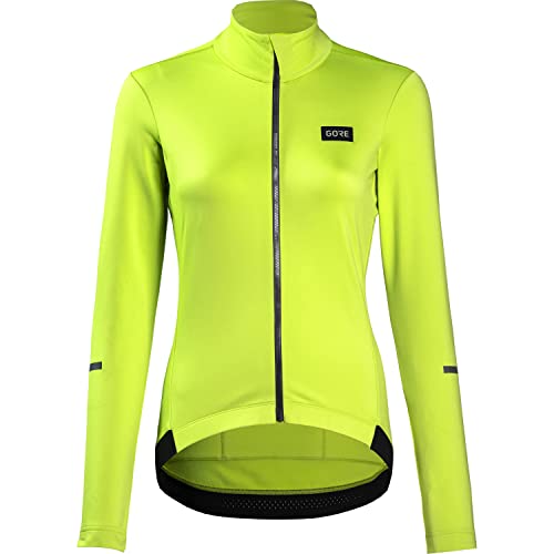 GORE WEAR Progress Thermo Jersey para mujer, Tejidos Seleccionados GORE , 40, Neon Yellow (Amarillo neón)