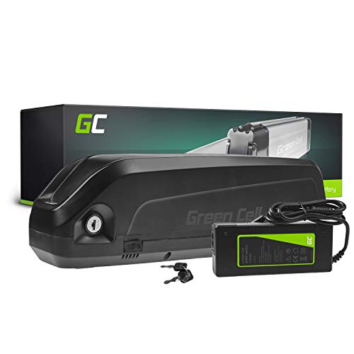 Green Cell® 48V Batería para Bicicleta Electrica de Iones de Litio Li-Ion Recargable al Motor 250W 500W BMS E-Bike Pedelec Down Tube Botella y Cargador (48V 13Ah MAX 250W)