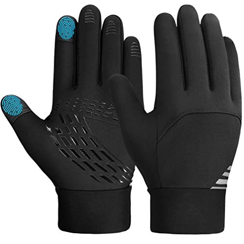 Guantes Deporte Invierno de Niños - Mitones Pantalla Táctil Antideslizante Infantil para Correr Conducir Running Esquí Moto Bici Mtb Fútbol Sport Ski Juego Accesorios Nieve Frío 4 Tallas Años 4-12