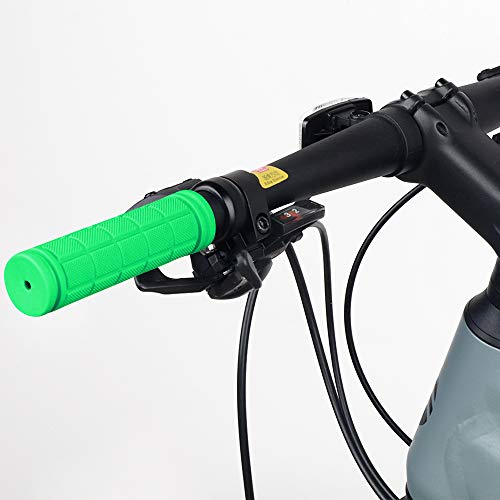 HASAGEI Puños Bicicleta Montaña Silicona Puños Manillar para Accesorios de Bicicleta (Verde)