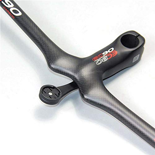 HKYMBM Manillar MTB de Carbono, Fibra de Carbono 3K Completa Bicicletas Integrado de Las Montañas de la manija Recta 660/680/700/720 con el vástago 90/100 / 110MM,90 * 680