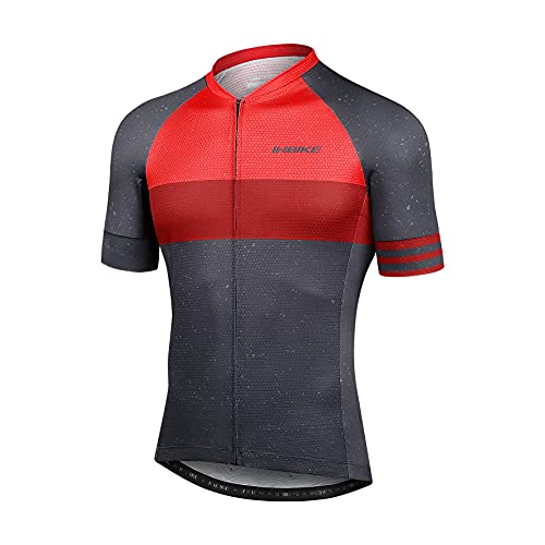 JEPOZRA Traje Ciclismo Hombre Verano Conjunto Bicicleta Ropa mtb Maillot  Bici Manga Corta y Culotte Ciclista con Badana Gel