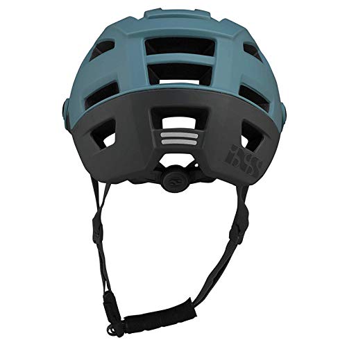 IXS Trigger Am MTB Casco, Unisex, Negro y azul, M/L size(58-62cm)