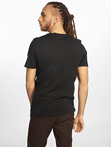 JACK & JONES SS Crew Neck - Camiseta Clásica para Hombre, color Negro, Grande