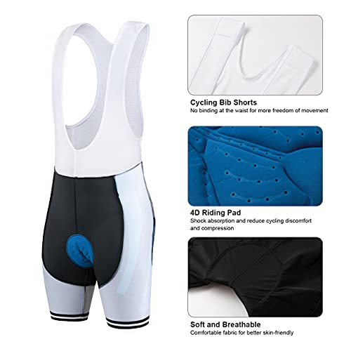 JEPOZRA Traje Ciclismo Hombre Verano Conjunto Bicicleta Ropa mtb Maillot  Bici Manga Corta y Culotte Ciclista con Badana Gel