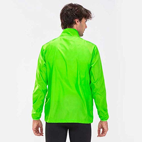 Joma Elite VII Cortavientos, Hombre, Verde Fluor, XL