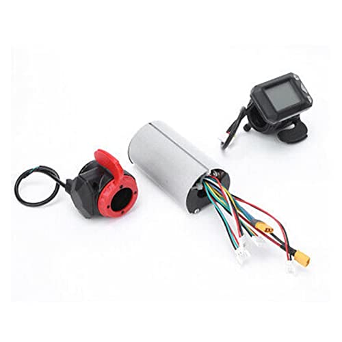 Jun7L 5.5In 6,5 Pulgadas de Fibra de Carbono Scooter eléctrico Controlador de Bicicletas LCD Monitor de Freno Completo Conjunto de Peso Ligero a Prueba de Lluvia 250w (Color : 24V)