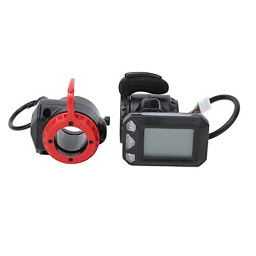 Jun7L 5.5In 6,5 Pulgadas de Fibra de Carbono Scooter eléctrico Controlador de Bicicletas LCD Monitor de Freno Completo Conjunto de Peso Ligero a Prueba de Lluvia 250w (Color : 24V)