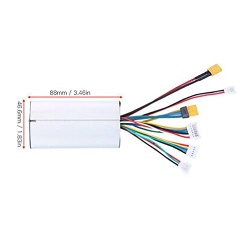 Jun7L 5.5In 6,5 Pulgadas de Fibra de Carbono Scooter eléctrico Controlador de Bicicletas LCD Monitor de Freno Completo Conjunto de Peso Ligero a Prueba de Lluvia 250w (Color : 24V)