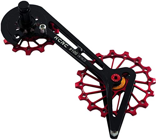 KCNC Pata de Cambio roldanas 12+16D Shimano 8000/9100 Dorado