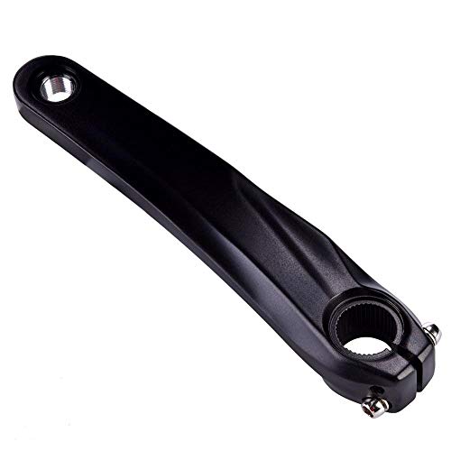 Keenso 1 Juego de bielas de Bicicleta de montaña Brazo de biela Izquierda de Bicicleta 170mm de aleación de Aluminio para bielas 590610 SLX XT XTR(Negro)