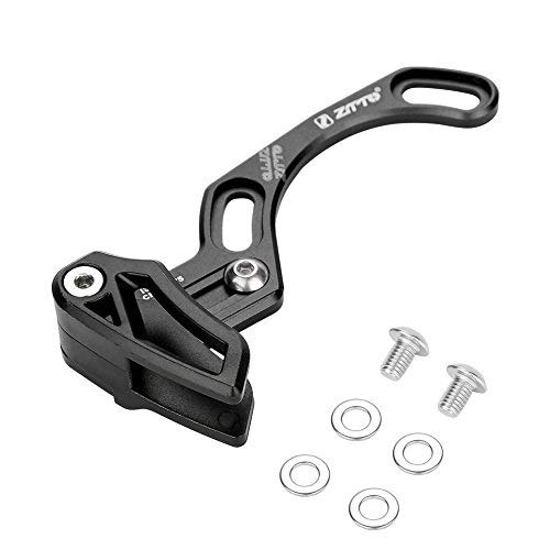 Keenso Deflectores de Cadena de Bicicleta, Herramienta de guía de Cadena de Bicicleta Ultraligera de aleación de Aluminio para pedalier (ISCG 05 Black)