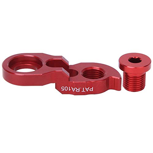 Keenso Patilla de Cambio, Convertidor para 34T-52T Accesorios(Rojo)