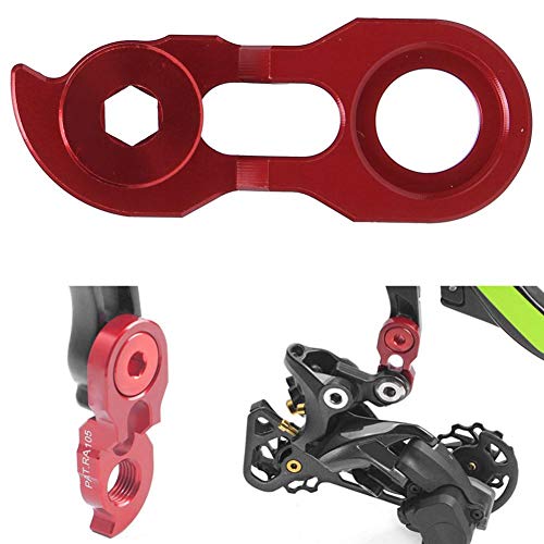 Keenso Patilla de Cambio, Convertidor para 34T-52T Accesorios(Rojo)