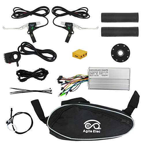 Kit de conversión para bicicleta eléctrica de 26 pulgadas, 48 V, 1000 W, motor de buje para bicicleta, bicicleta eléctrica, kit de conversión (rueda trasera)