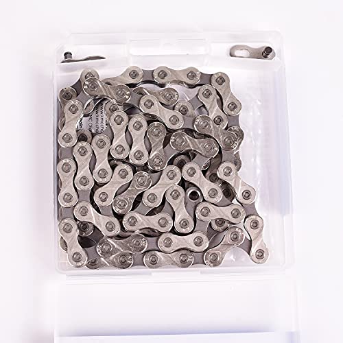 KMC X9 X9.93 MTB Road Bike Chain Cadena Ciclismo Plata/Gris Cadena 116links