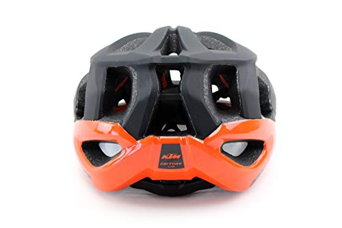 KTM Casco Factory Team negro mate/naranja brillante, talla 53-58