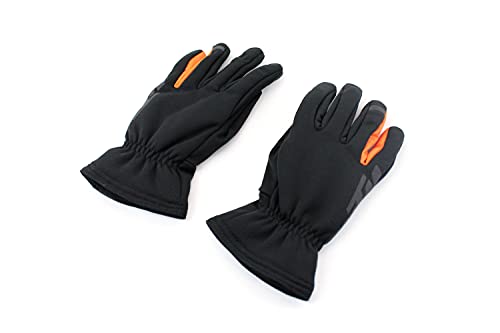 KTM Guantes de invierno para bicicleta, forrados, color negro y naranja, con logotipo de KTM, talla: XL