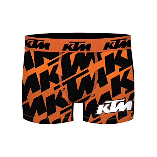 KTM PK1605-X Talla XL: Set 2 Boxer Microfibra (92% poliéster-8% Elastano) -Multicolor, Pack De 02 Pk1605, Hombre