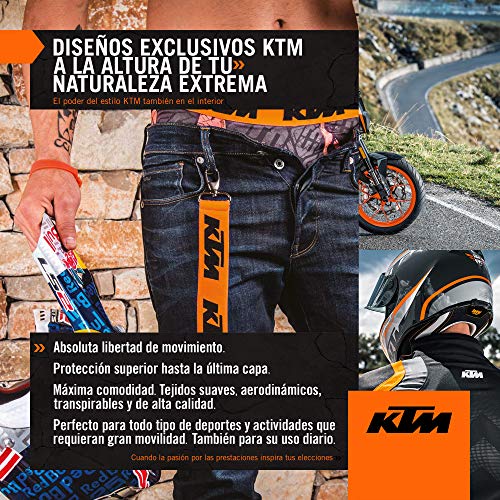 KTM T280-1 Boxer Microfibra (92% poliéster-8% Elastano) -Multicolor, Unitario T280/1, M Hombres