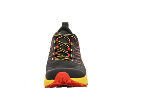 LA SPORTIVA Jackal, Zapatillas de Trail Running Hombre, Black/Yellow, 43 EU