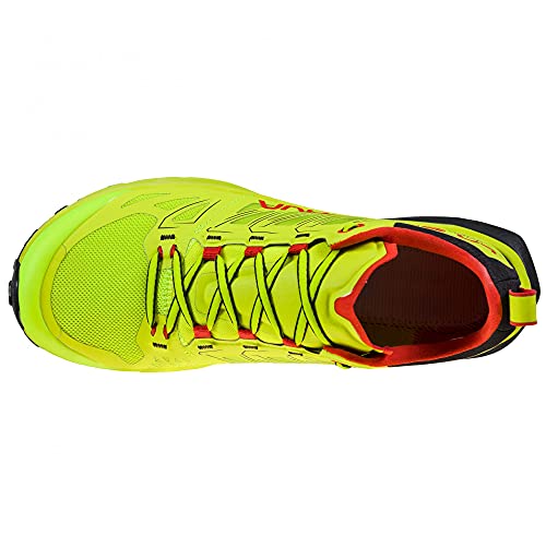 LA SPORTIVA Jackal, Zapatillas de Trail Running Hombre, Neon/Goji, 44.5 EU