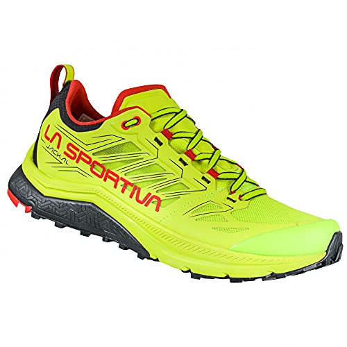 LA SPORTIVA Jackal, Zapatillas de Trail Running Hombre, Neon/Goji, 44.5 EU