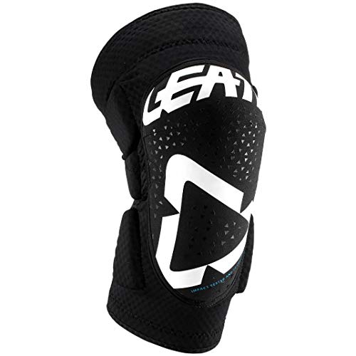 Leatt La 3DF 5.0 es una rodillera suave y ventilada para niños y es adecuada para la práctica de la bicicleta de montaña, rodilleras Leatt, color blanco y negro