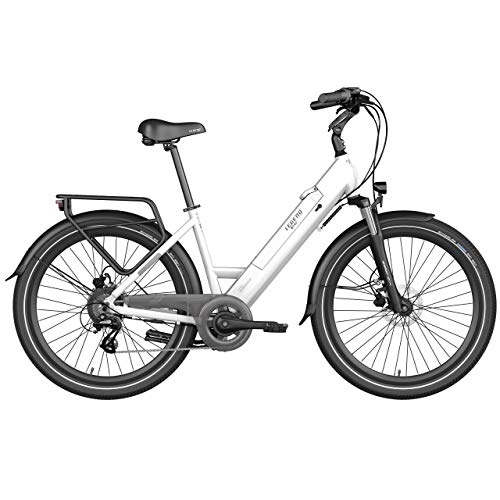 Legend eBikes Milano Bicicleta Eléctrica Urbana con Rueda de 26 Pulgadas, Batería 36V 14Ah (504Wh), Blanco Artic