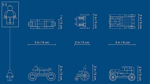 LEGO 10715 Classic Ladrillos sobre Ruedas, Juego de Construcción Educativo y Divertido para Niñas y Niños