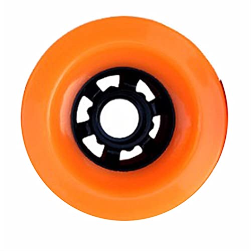 LIBAISI 1set 90mm Patinete eléctrico PU Ruedas con Engranaje E-Skateboard Wheels Longboard Wheels Shr78a Dureza 90x52mm Pieza de patinetas ( Color : Orange )