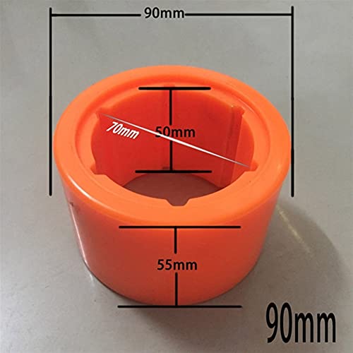 LIBAISI Monopatín eléctrico HUB Motor Neumático Piel Motor Neumático Reemplazo de la Piel Pieza de patinetas ( Color : 70mm Orange )