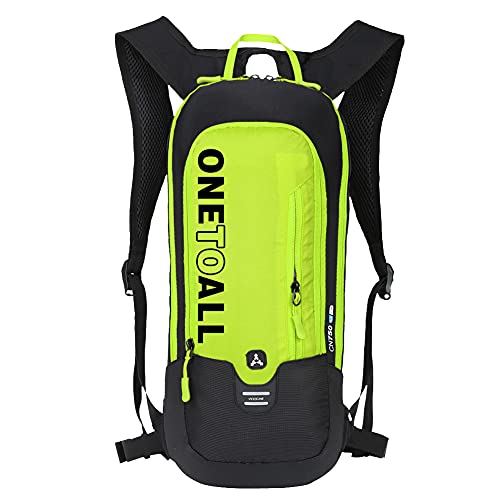 Local Lion 6L Mochilas de Hidratacion Ciclismo al Aire Libre de Unisex Multifuncional Impermeable de Poliester para Viaje Verde