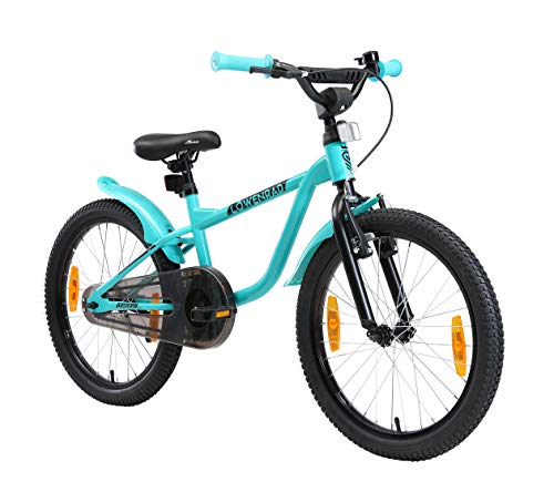 LÖWENRAD Bicicleta Infantil para niños y niñas a Partir de 6 años | Bici 20" Pulgadas con Frenos | Turquesa