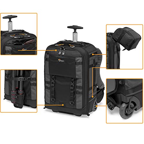 Lowepro LP37272-PWW Pro Trekker RLX 450 AW II - Mochila Convertible-con Ruedas, para portátil 15”/iPad, Cámaras Sin Espejo - DSLR, Sony, Dron, DJI Osmo Pro, DJI Mavic Pro, color Gris